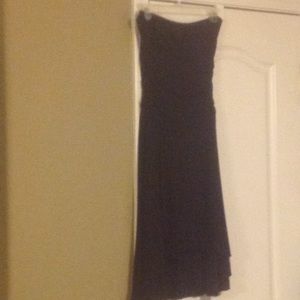 Charlotte Russe Black Strapless Dress